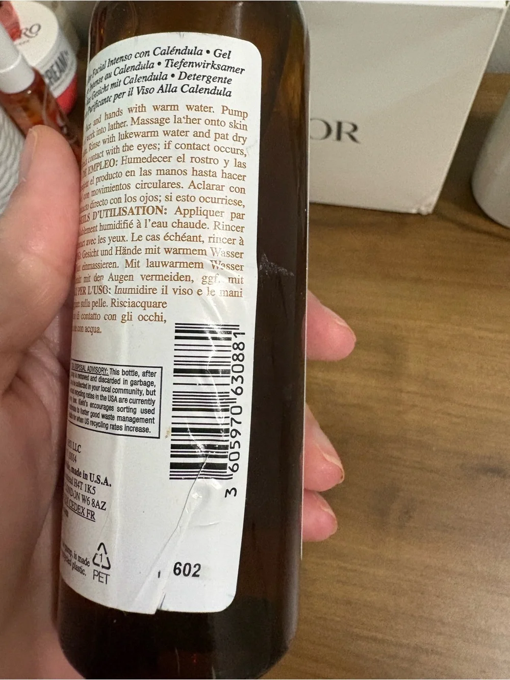 Kiehl’s Calendula Deep Cleansing Foaming Face Wash 7.8oz
